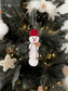 Four Tiered Snowman Cat Toy