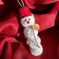 Four Tiered Snowman Cat Toy