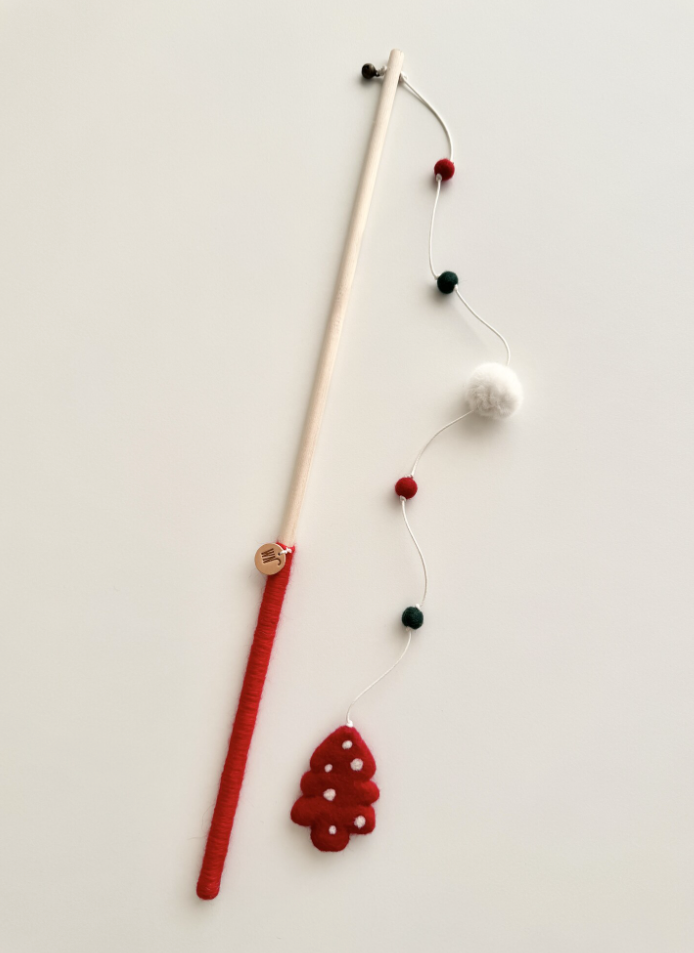 X-mas Tree Rod Cat Toy