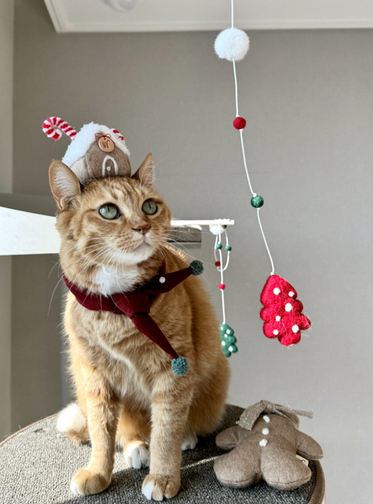 X-mas Tree Rod Cat Toy