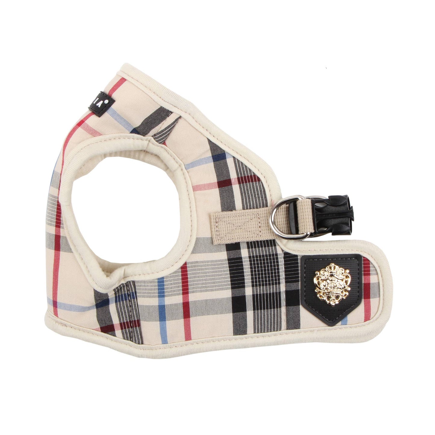 Junior Vest Dog Harness Checkered Pattern