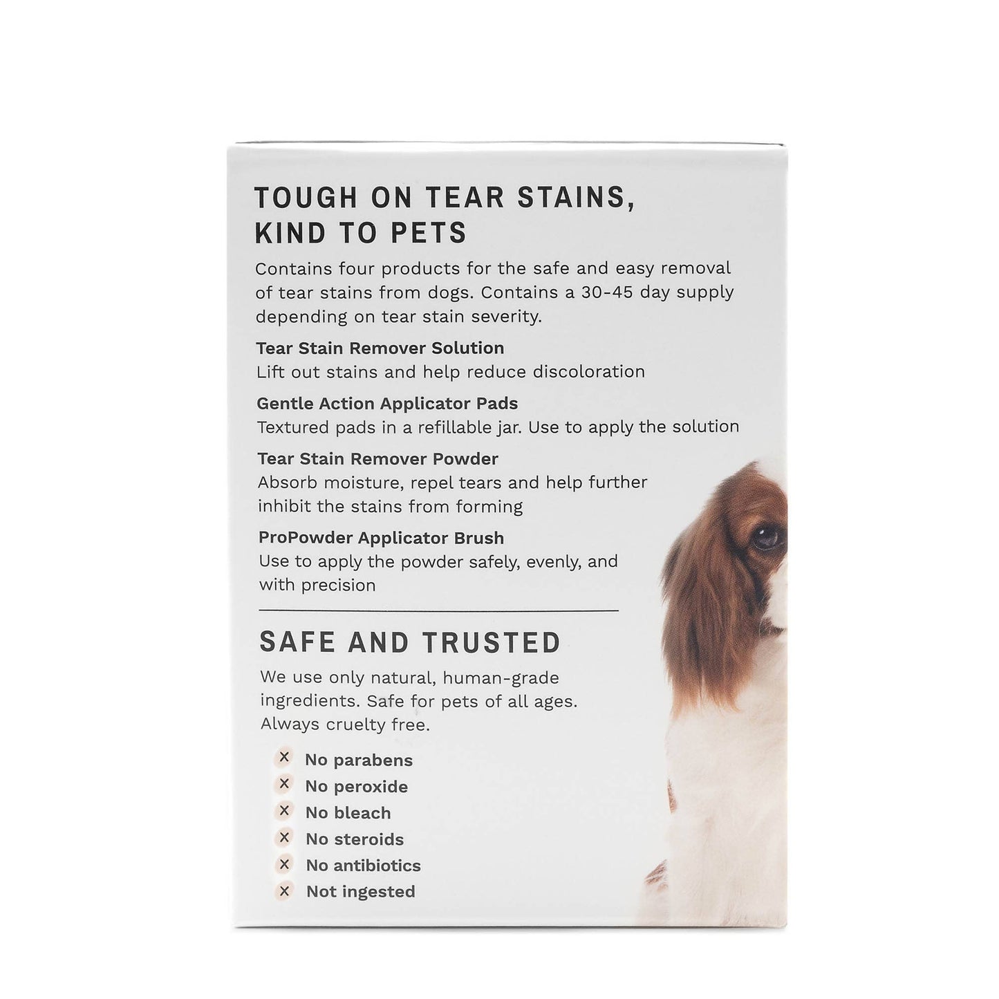 Dog Tear Stain Remover Starter Kit With Sm ProPowder Brush