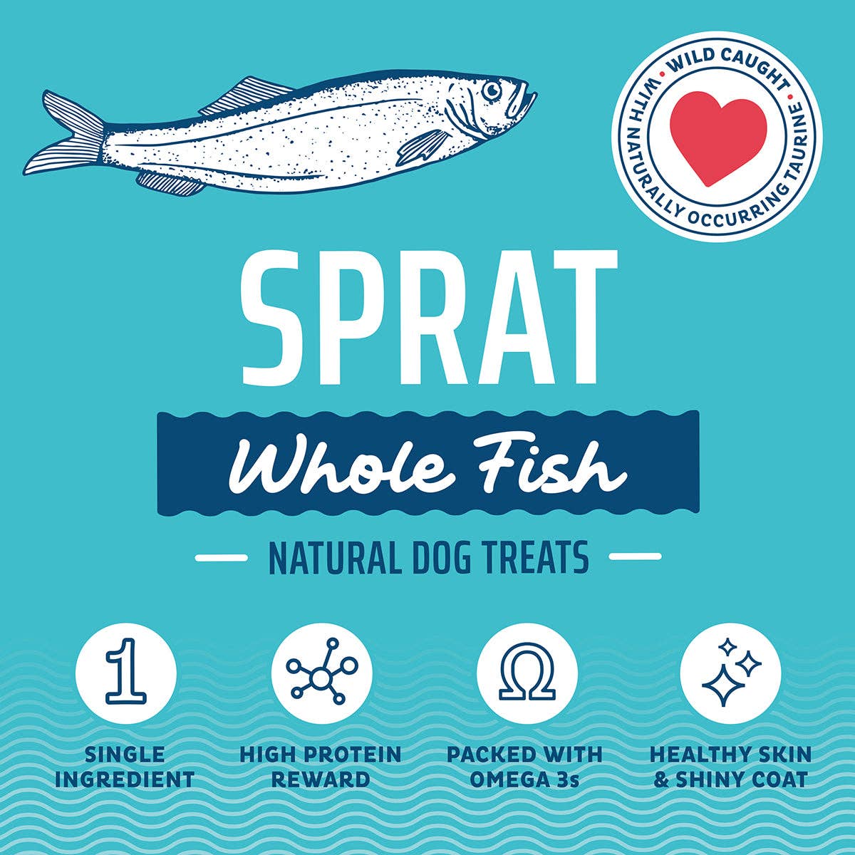 Icelandic+ Sprat Whole Fish Dog Treats