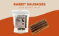 Rabbit Sausage for Dogs-single