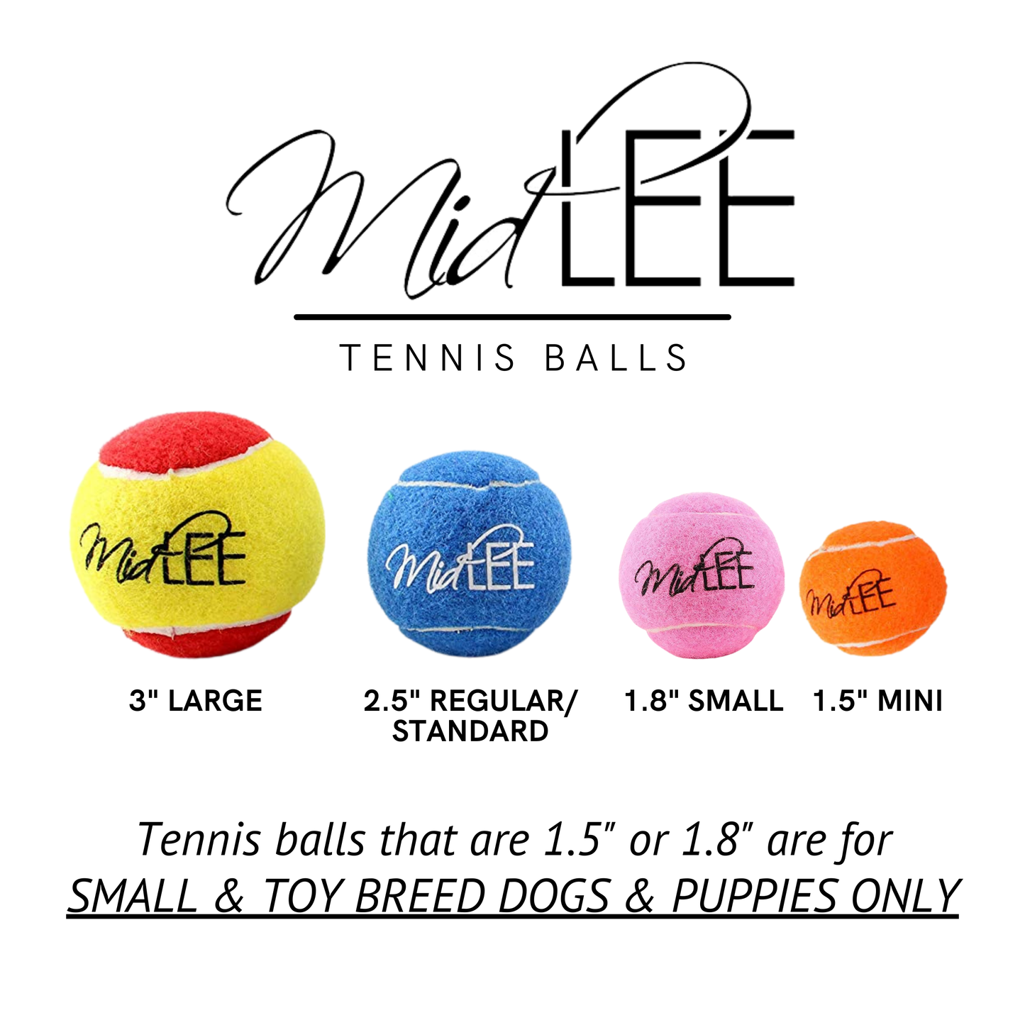 Blue/White Hanukkah Tennis Balls (Regular)