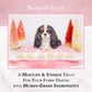 3-ct Strawberry Macaron Dog Treats - Valentines Day Gift
