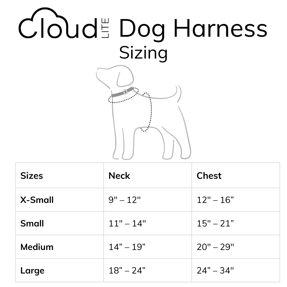 Ember Black Cloud Lite Dog Harness