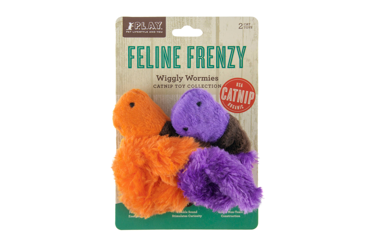 Feline Frenzy - Wiggly Wormies Cat Toy