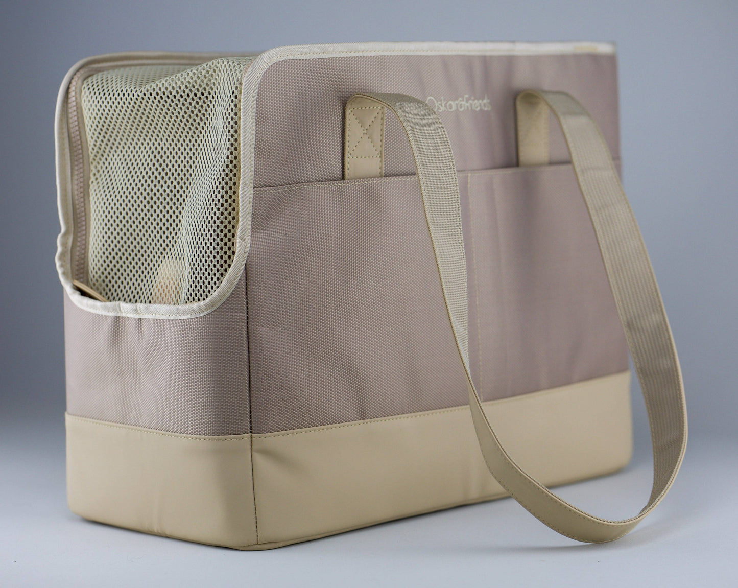 Taupe Pet tote bag