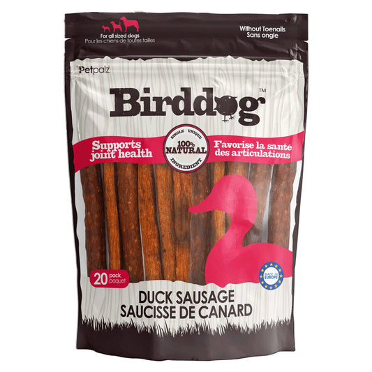 Birddog Duck Sausage Treats - 2 sticks