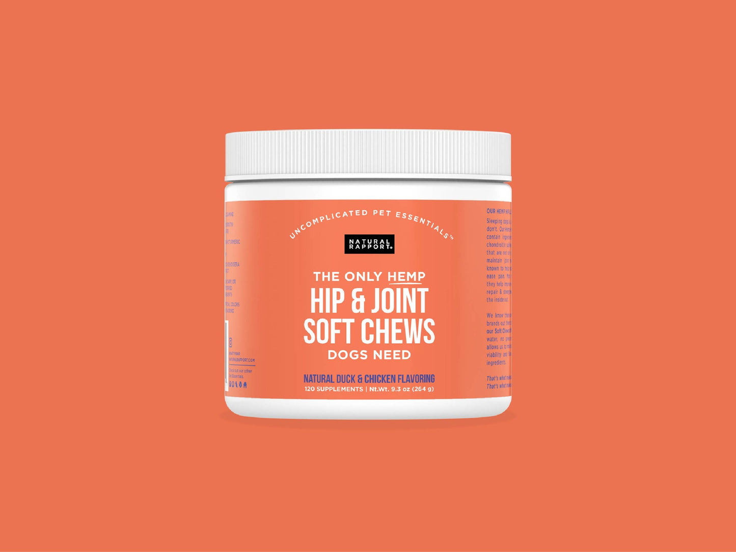 The Only Hip & Joint Soft Chews Dogs Need: 12 count pouch