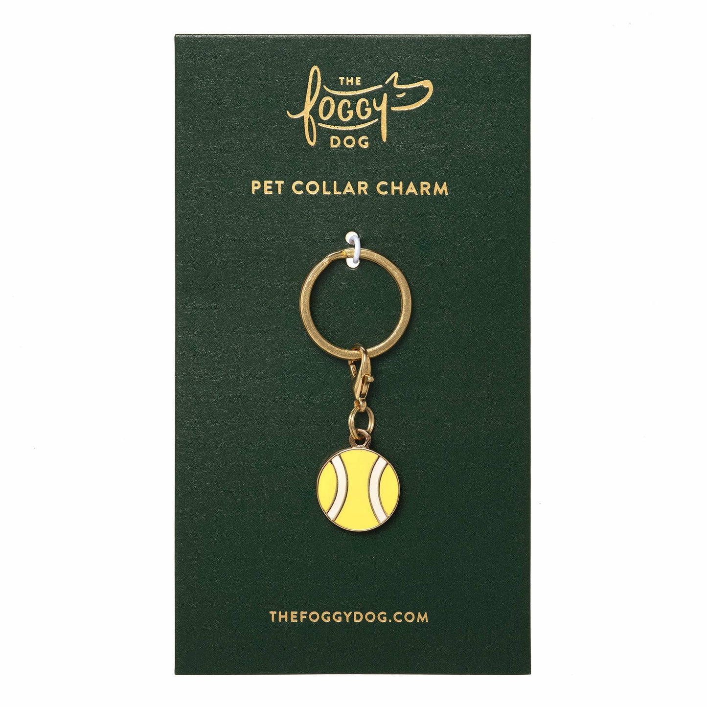 Tennis Ball Collar Charm