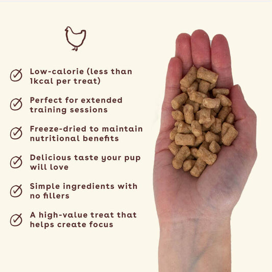 Freeze Dried Chicken Training Treats 2oz