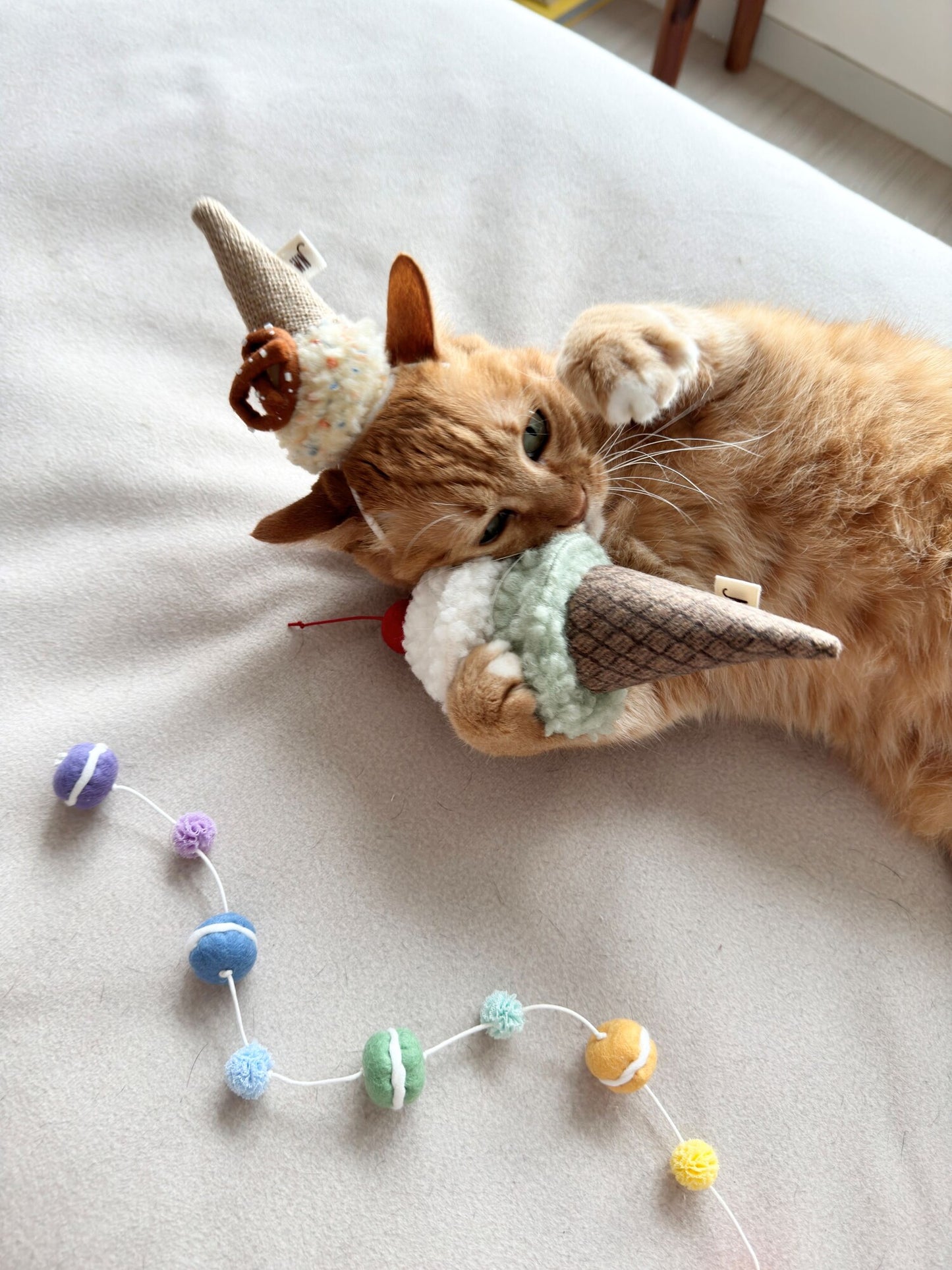 Ice Cream Cat Toy