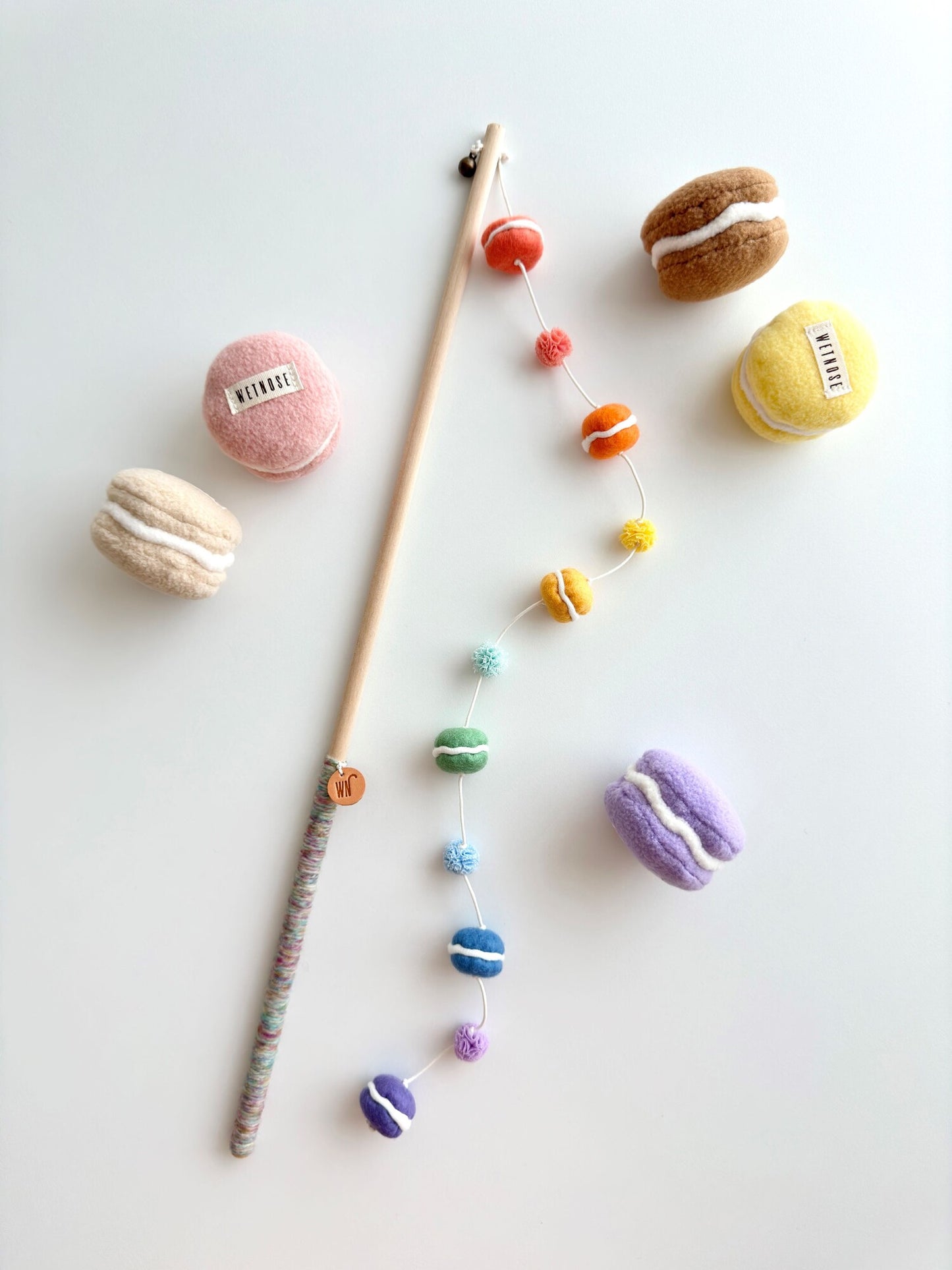 Mini Macaron Rod Cat Toy