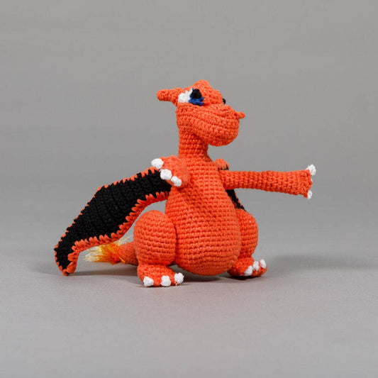 Hand Crochet Dragon: Large