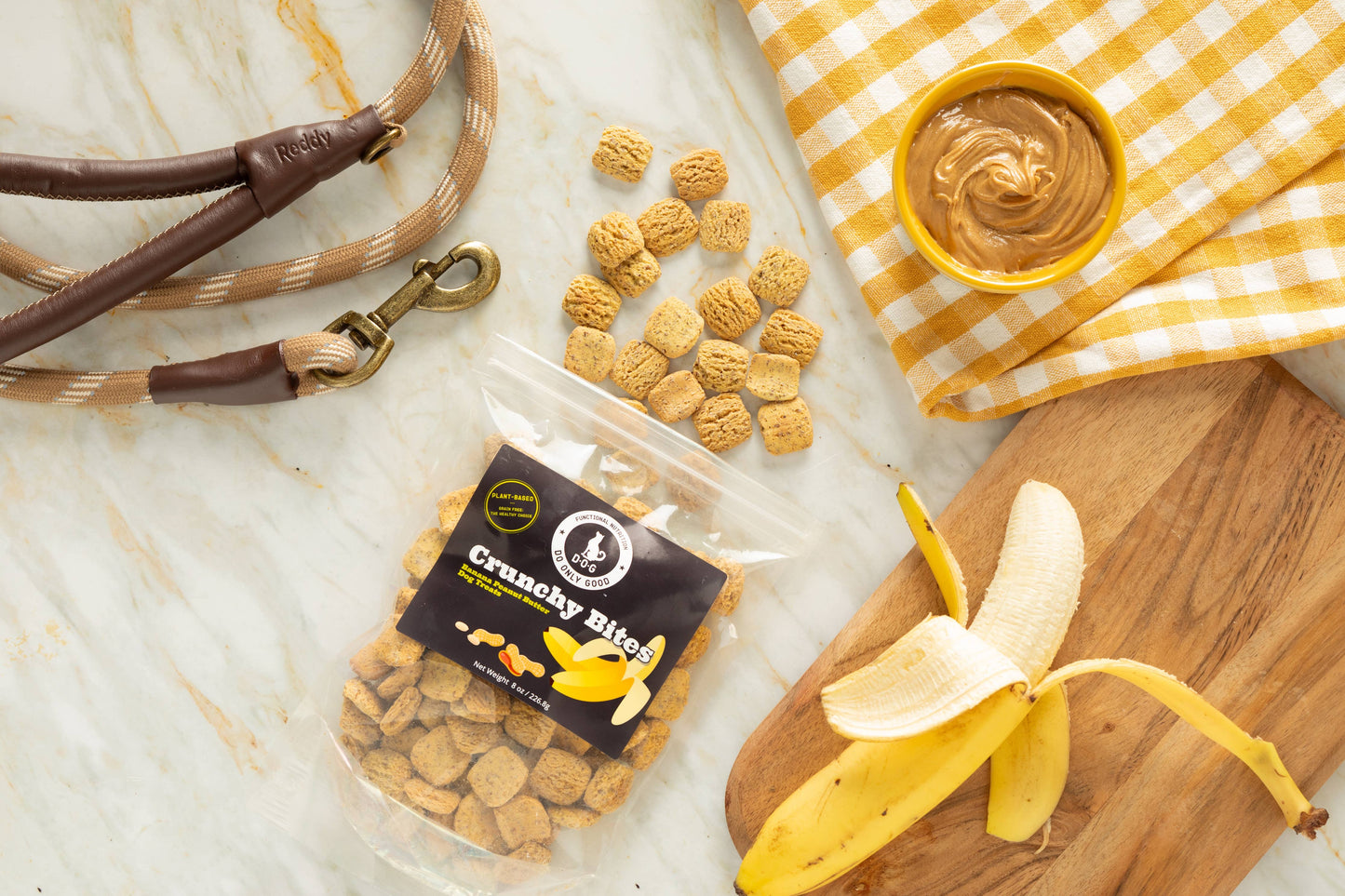 Crunchy Bites - Banana Peanut Butter - Plant-based Biscuit