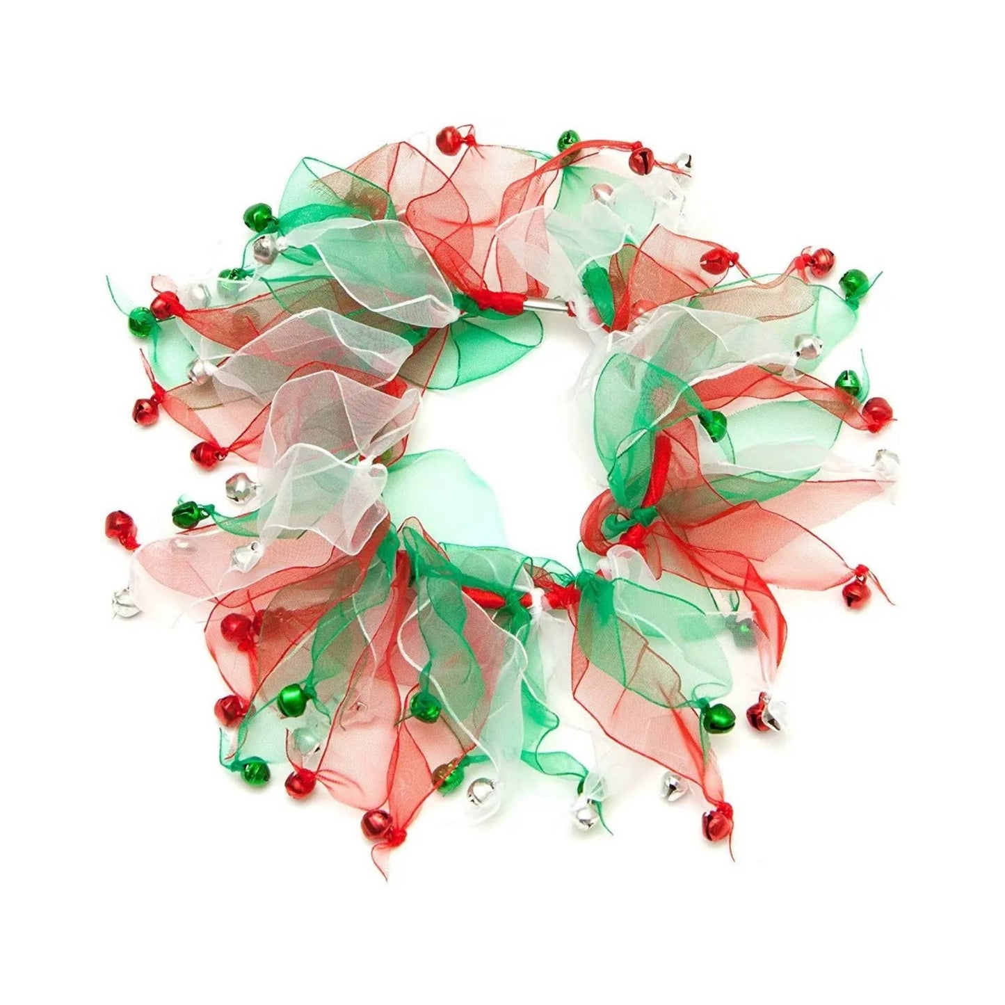 Midlee Christmas Jingle Bells Decorative Dog Collar - M