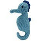 Knit Knacks Salty the Seahorse Organic Cotton Small Dog Toy