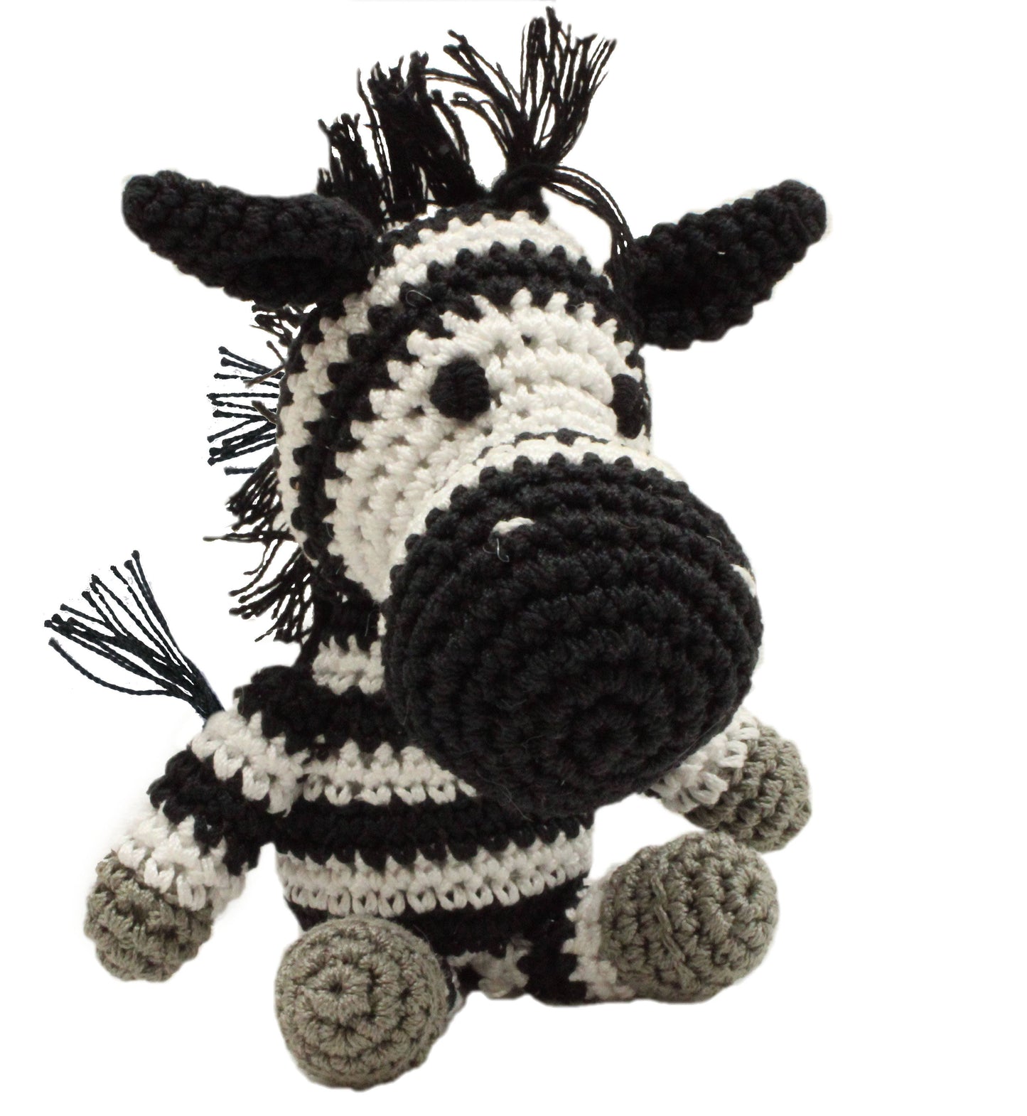 Knit Knack-Zebra Organic Cotton Pet Toys