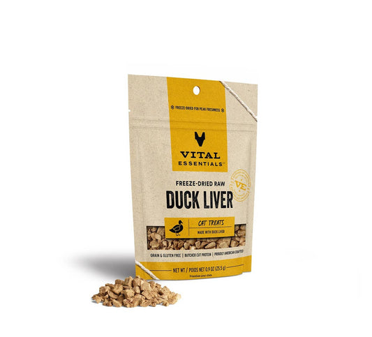 Vital Essentials Duck Liver FD Cat Treats 0.9 oz