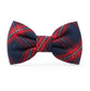 Kingston Plaid Flannel Holiday Dog Bow Tie: Large