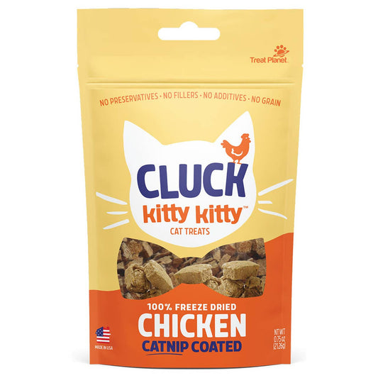 Kitty Kitty Cluck Freeze Dried Chicken Treat with Catnip