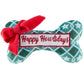 Green Stars - Happy Howlidays Puppermint Bones Christmas Dog Toys