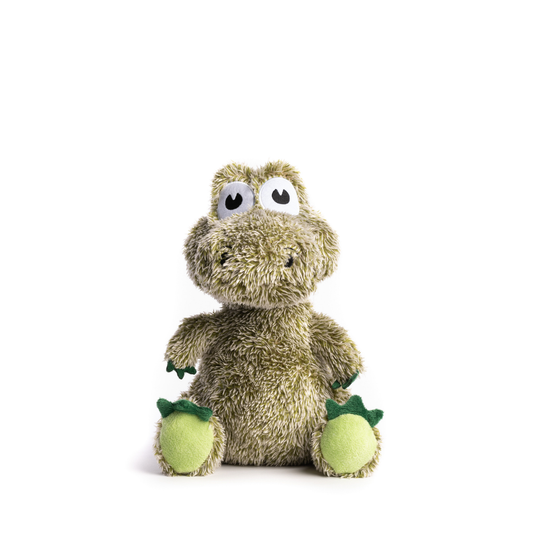 Fluffy Alligator Plush Dog Toy