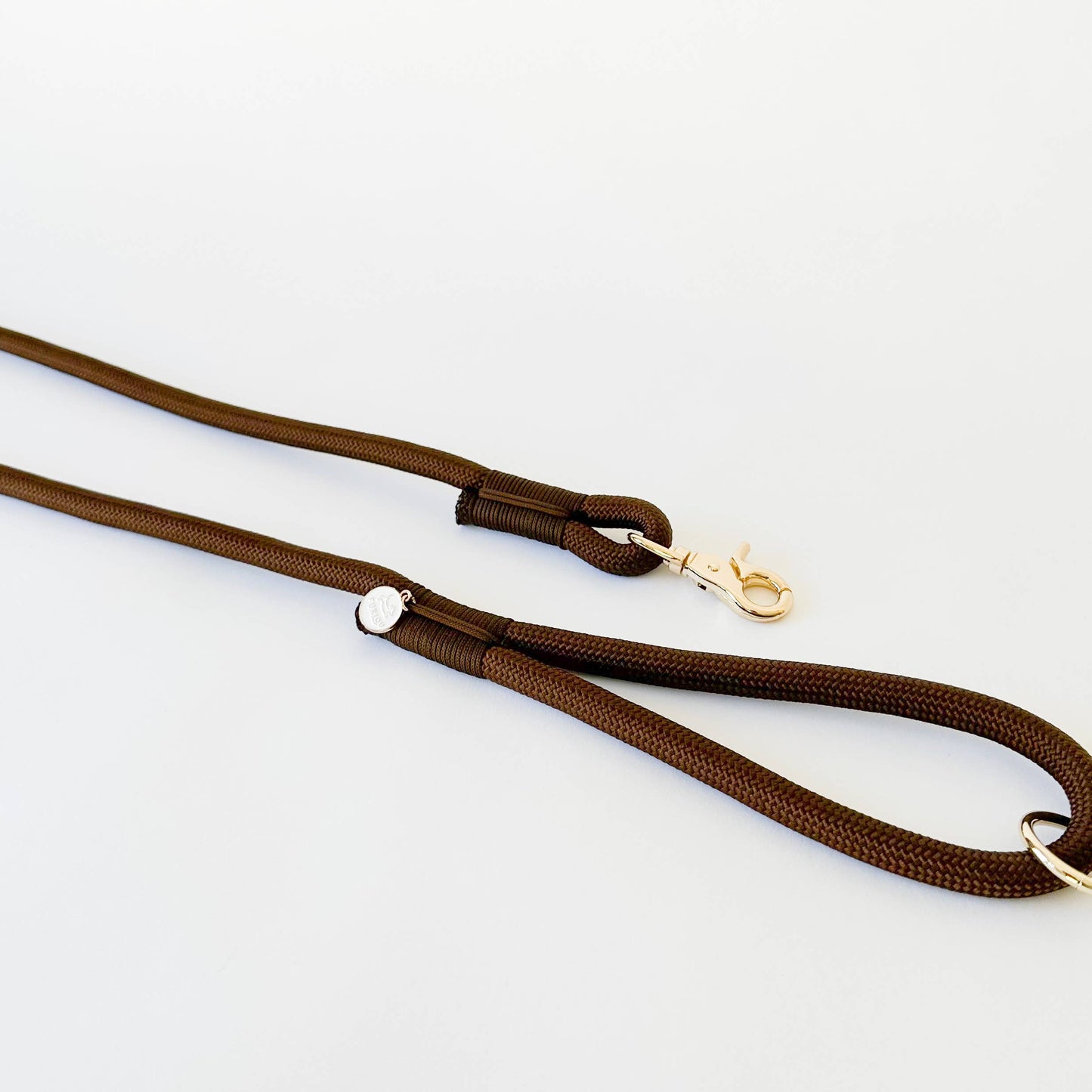 'Brown' - Braided Rope Leash
