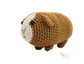 Knit Knack-Guinea Pig Organic Cotton Small Dog Toy
