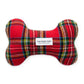 Tartan Plaid Flannel Holiday Dog Squeaky Toy