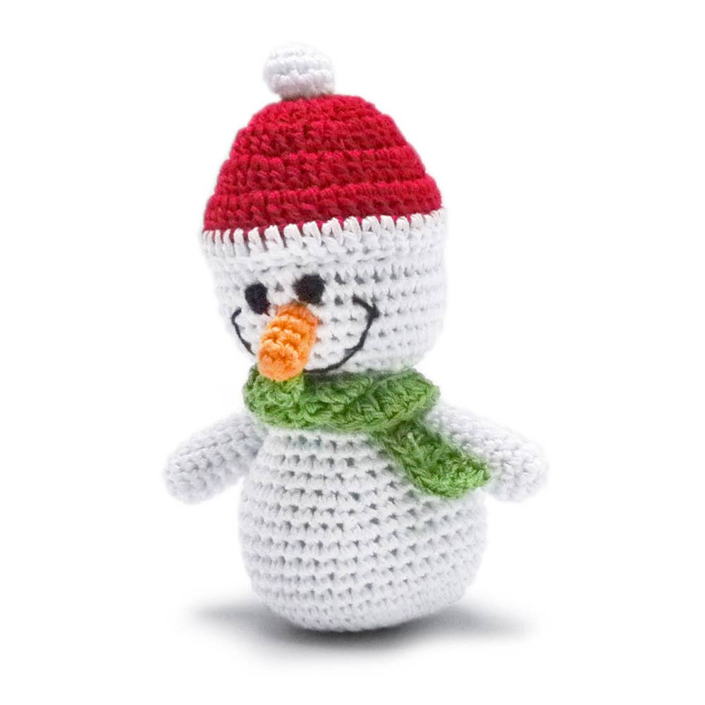 Crochet Toy - Snowman Doll