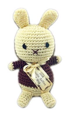 Knit Knacks-Spring Collection-Organic Cotton Small Dog Toy(Foo Foo Bunny)