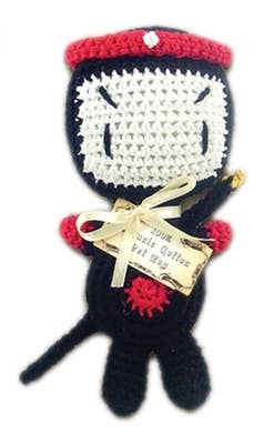 Knit Knacks Ninja (Miyagi) Organic Cotton Dog Toy