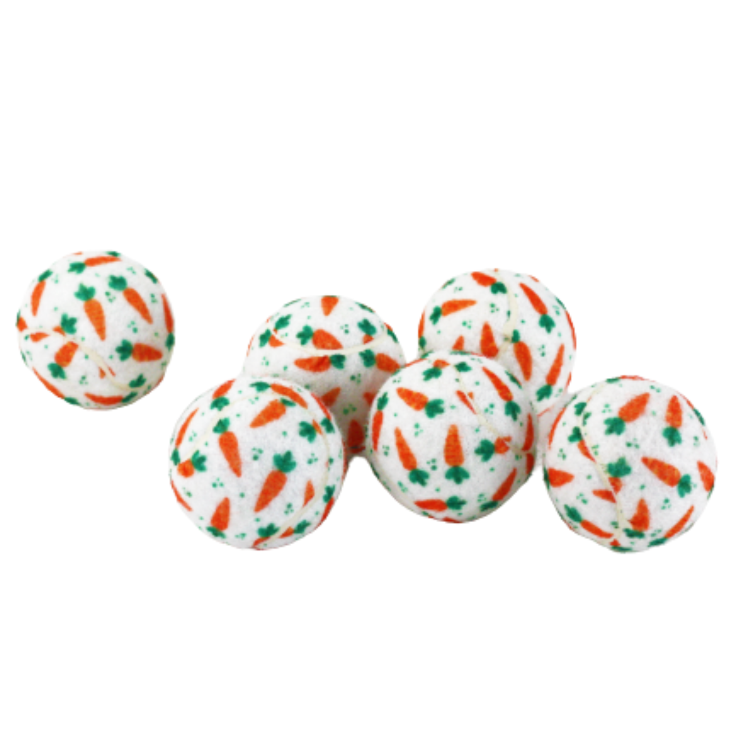 Easter Carrot Dog Tennis Balls: Mini