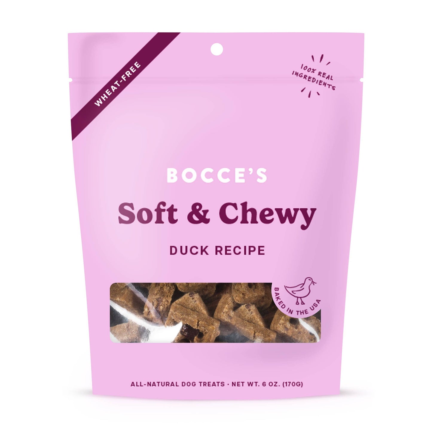 Bocce's Bakery Duck Soft & Chewy Dog Treats 6oz
