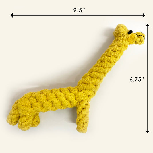 Giraffe Cotton Rope Toy